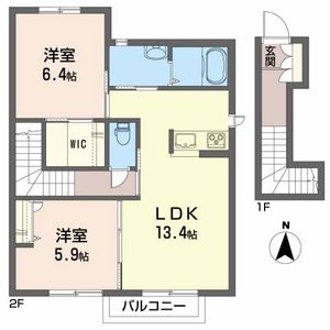 ノースフォレストＢ B201号室