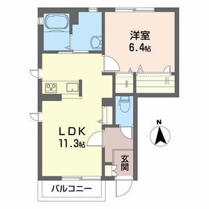 シャーメゾンカスケードⅢ 101号室