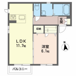 シャーメゾン　ＳＫＹ 201号室