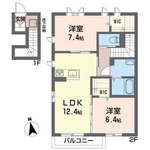 ラブリーライフ佐沼 201号室