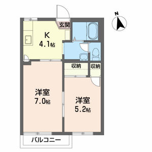 プレシオーサ東黒石野 106号室