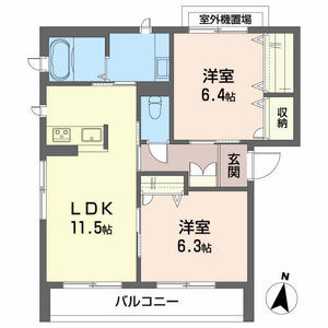 シャーメゾン　ロハス 301号室