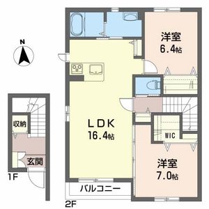 シャーメゾン・ヴィレッタＢ B201号室