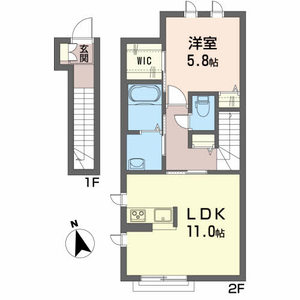 シャーメゾンオーク 201号室