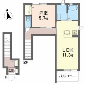 ＴｒｉＭ志家町 202号室