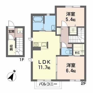 シャーメゾンガーデンズ下長B B201号-14