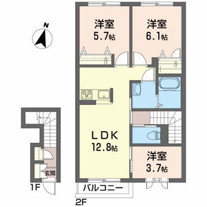 エクセレント　Ⅲ 205号室