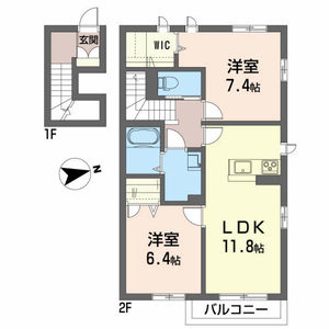 メゾンラピス　Ｂ B205号室
