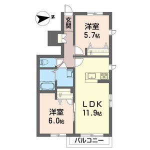 メゾンラピス　Ｂ B105号室