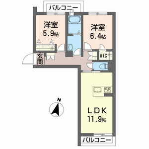 シャーメゾン　アンソレイエ 305号室