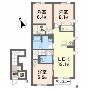 シャーメゾン夢 203号-13