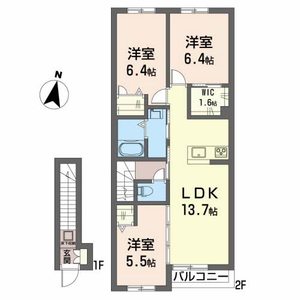 シャーメゾンさくら奏 202号室