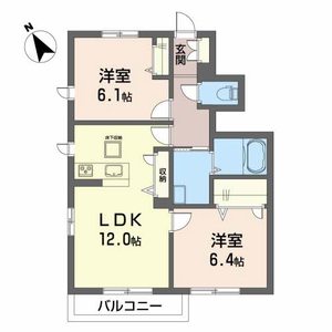 リヴィエール桜　Ⅱ B101号室