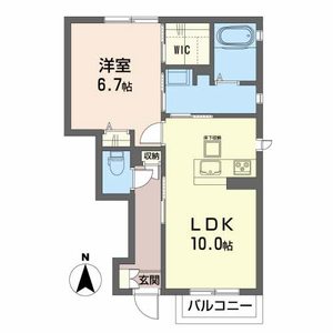 イースト・ガーデンＡ A105号室