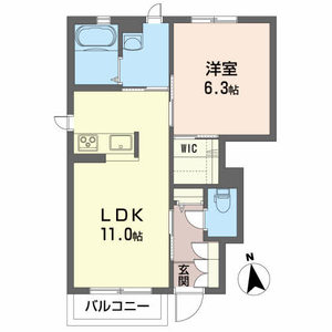 シャーメゾン朝日ヶ丘Ｃ C101号室