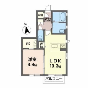 アルフラットＢ B102号室