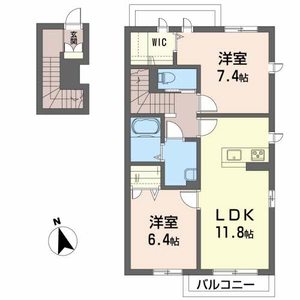 シャーメゾンせきのした 203号室