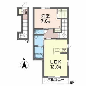 シャーメゾン大原 201号室