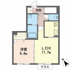 シャーメゾン　田舎館 105号室