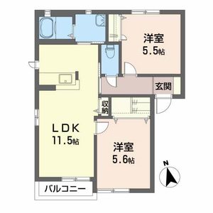コーポ・ユーカリⅡ 101号-3