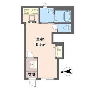 クレール堤町 102号室