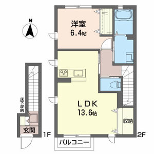 シャーメゾンフェリス 201号室