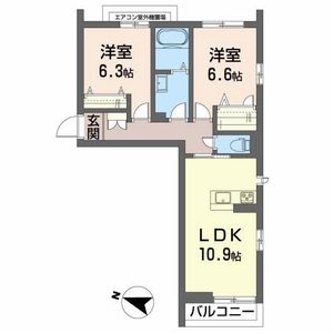 グランカーサ長町 205号-5