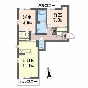 シュエットメゾン弐番館 C301号室