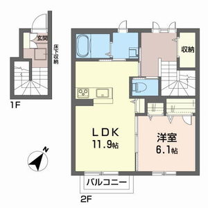 シャーメゾン・八幡・エンドーⅡ 201号室