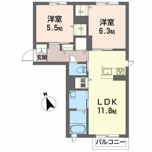シャーメゾンアプローゼ 103号室