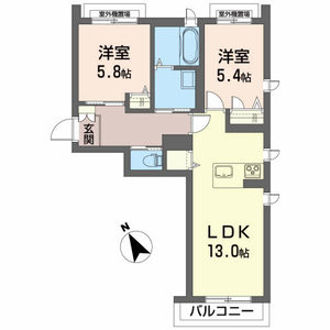 ベレオ伊賀河原 301号室