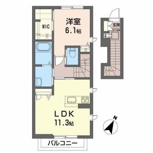 トラストＭ３ 201号室