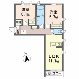 シャーメゾン心和 201号室