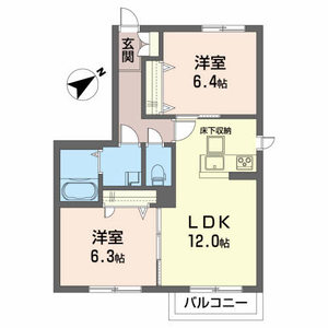 シャーメゾンＳｕｋｅｙａ 103号室