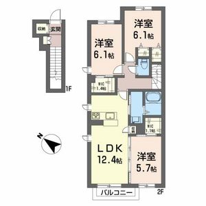 シャーメゾン ル シェル ロゼ 206号-14