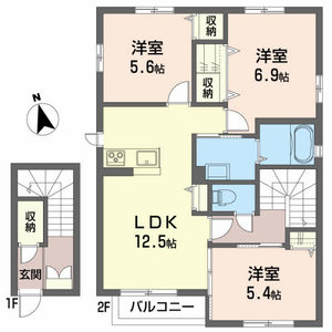 シャーメゾン本丸北 201号室