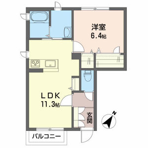 プロヌーブ植田Ⅱ 101号室