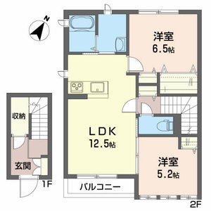プロヌーブ植田Ⅱ 201号室