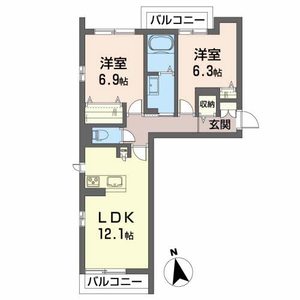 プランドール南矢野目 305号-2