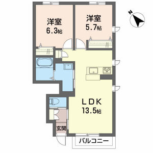 シャーメゾン道合 Ⅲ B103号-16