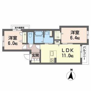 クラージュ銀杏町 303号室