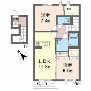 グリーンセント　久留米 203号室