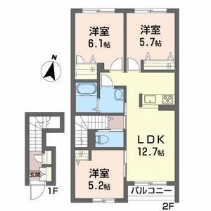 ミューレンⅡ 203号室