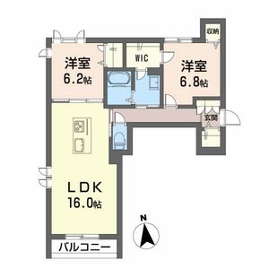グランデュオ　ウエスト W105号室