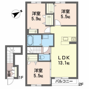 シャーメゾントミーＣ C202号室