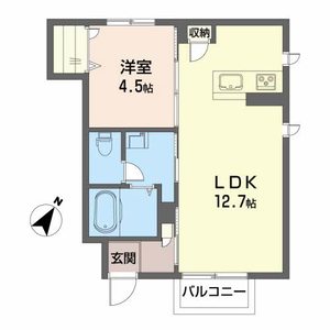 クラシアＢ 101号室