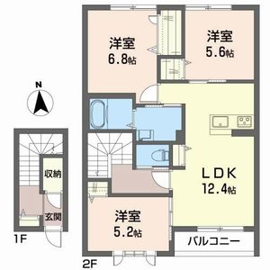 クオレ　Ⅱ 202号室