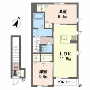 シャーメゾン　ウィステリア 203号室