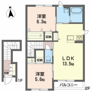 ソワサントゥディザンＢ B203号室