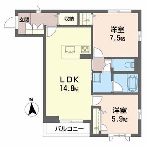 ティエード 303号室